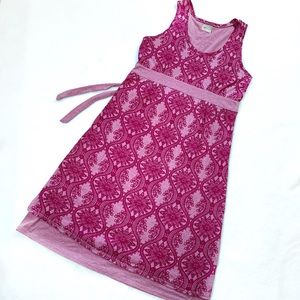 Athleta Vyasa cotton tank dress purple size M tall